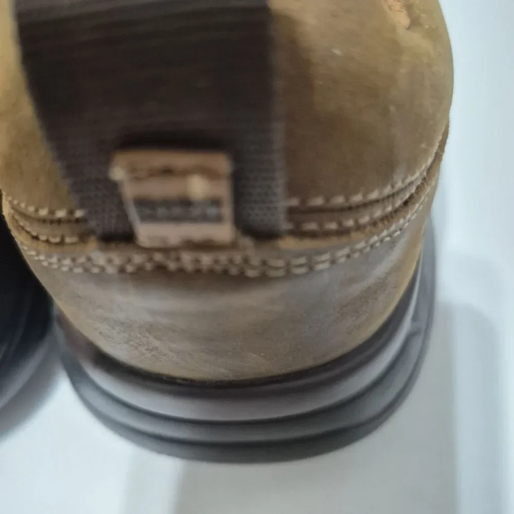 Skechers Relaxed Fit Glides Docklands 64503 Men’s Size 12 Brown Leather Loafers